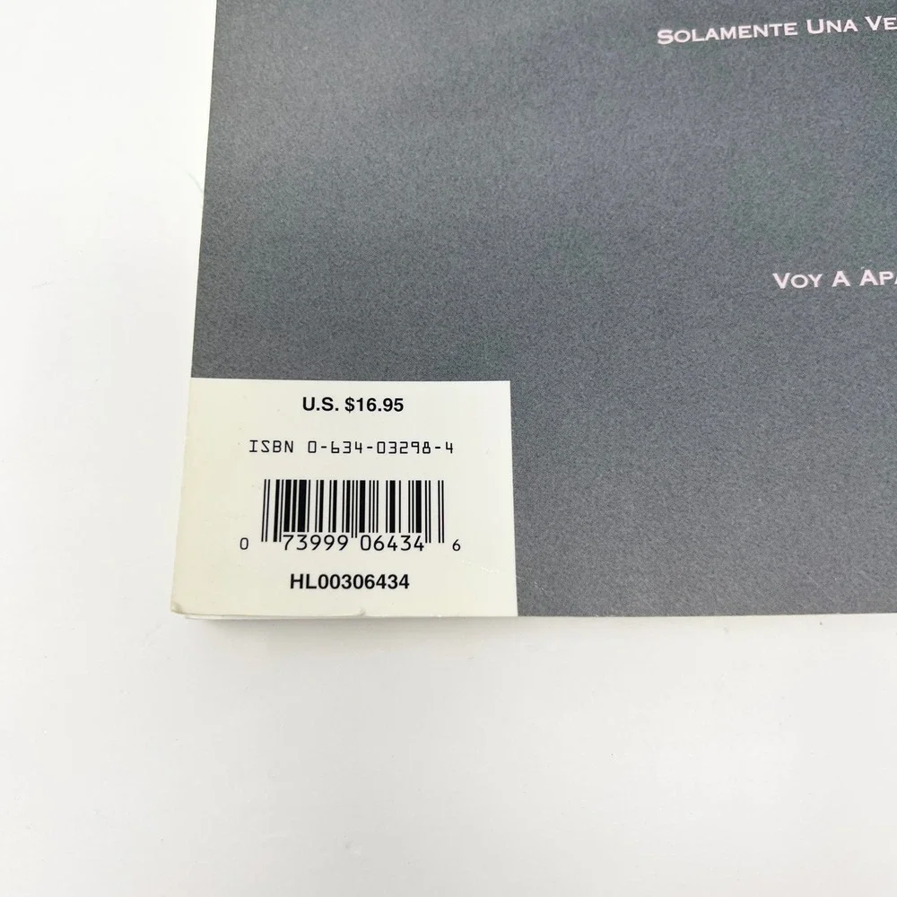 Luis Miguel Selections for Piano Vocal Guitar Chords Latin Sheet Music Song Book